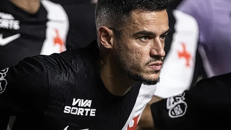 Coutinho em ação pelo Vasco no último jogo do Carioca.