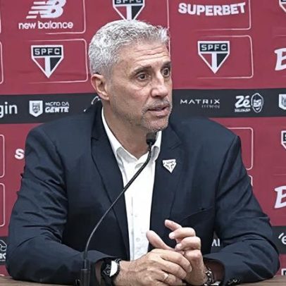 Crespo lamenta empate do São Paulo com o Santos e explica motivo