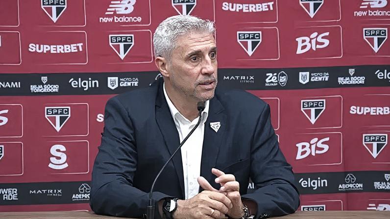 Crespo lamenta empate do São Paulo com o Santos e explica motivo
