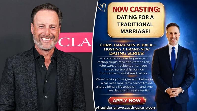 Chris Harrison took to social media on Wednesday to announce a casting call for a new "traditional marriage" dating show.