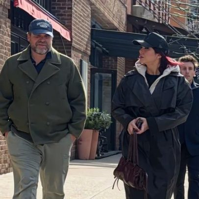 David Harbour é visto com mulher misteriosa no casamento de Maya Hawke