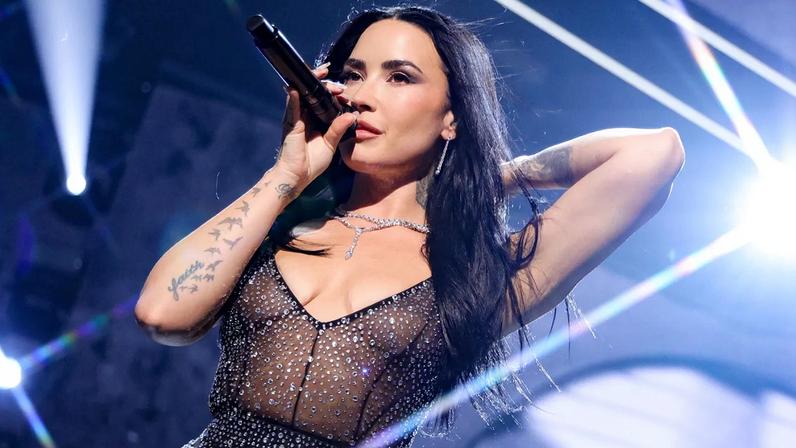 Demi Lovato performs at 'Dick Clark's New Year's Rockin' Eve With Ryan Seacrest' 2026.