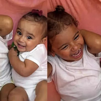 Bruna Biancardi mostra momento entre Mavie e Mel, filhas de Neymar