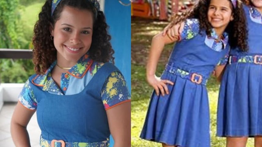 Gabriella Saraivah veste novamente look de 'Chiquititas' — Foto: Reprodução/Instagram