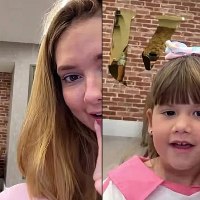 Maria Alice vai ao shopping com Zé Felipe e promete tirar foto com todo mundo