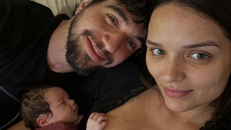 Nattan ao lado de Rafa Kalimann e Zuza — Foto: Reprodução/Instagram