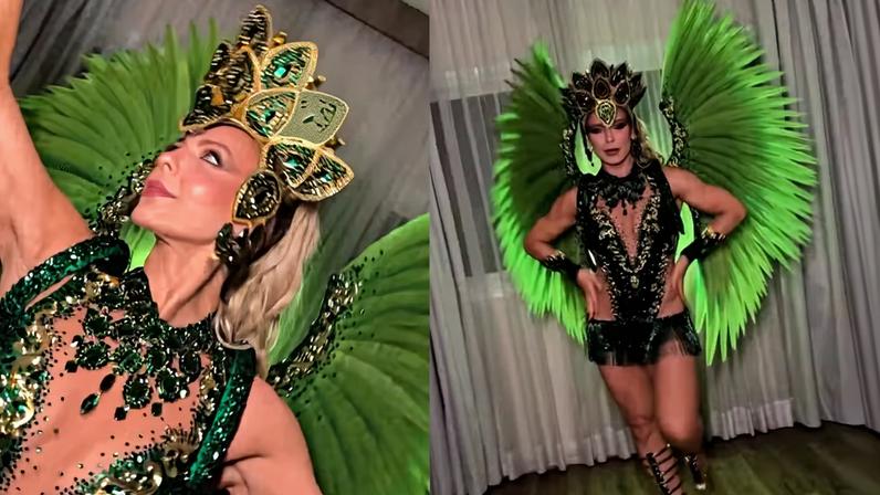 Sheila Mello capricha no Carnaval de Santos