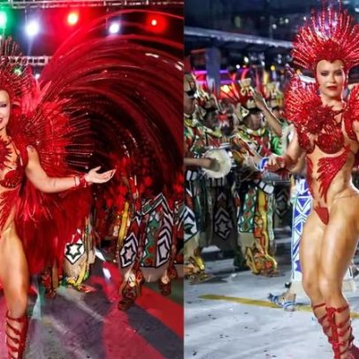 Virginia afirma ter sido programada para tirar costeiro no desfile da Grande Rio