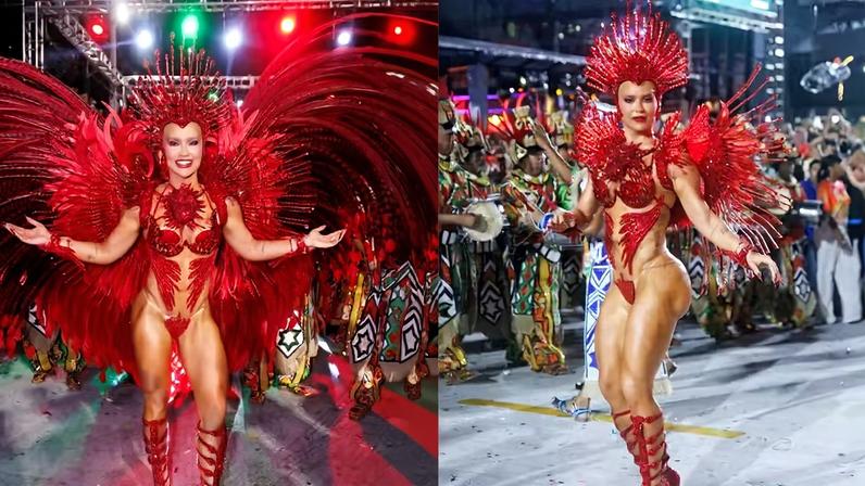 Virginia Fonseca com e sem costeiro — Foto: Brazil News