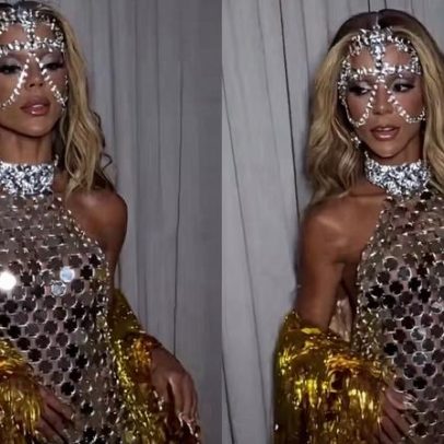 Brunna Gonçalves brilha como musa do Baile de Máscaras do Fairmont Rio