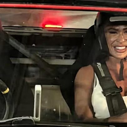 Gracyanne Barbosa encara experiência radical com o namorado