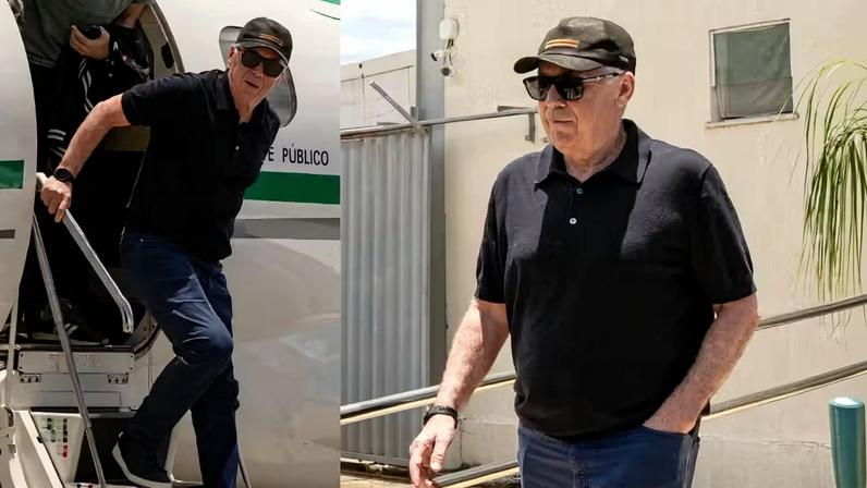 Carlo Ancelotti chega no Brasil para curtir Carnaval — Foto: Reprodução/Camilo Lobo