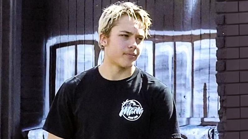 Knox Leon Jolie Pitt, saindo da aula de muay thai — Foto: The Grosby Group