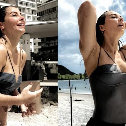 Paolla Oliveira, solteira, curte verão em biquíni e comenta Carnaval no Brasil