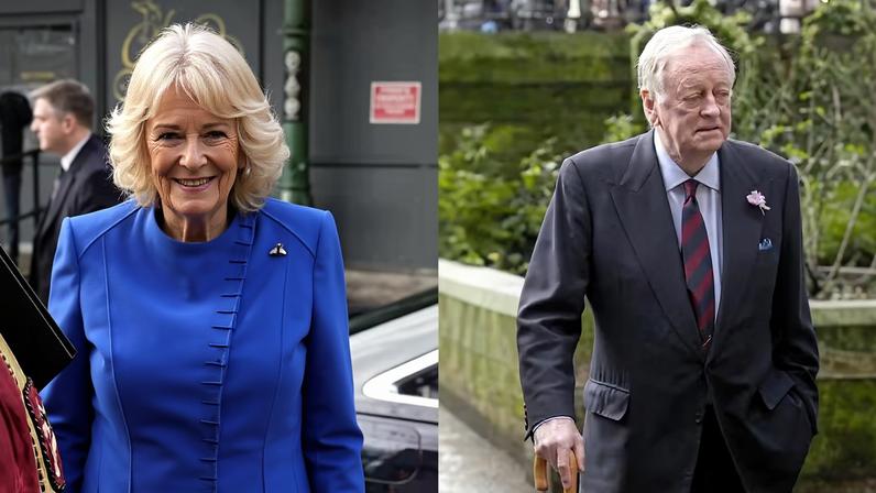 Rainha Camilla e seu ex-marido, Andrew Parker Bowles — Foto: Getty Images