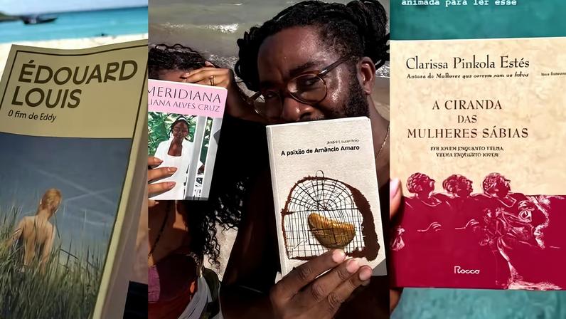 O que e quais famosos estão lendo no momento?