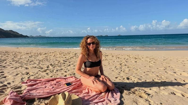 Jennifer Grey shared a bikini pic on Instagram after a girls trip with best friend Tracy Pollan.