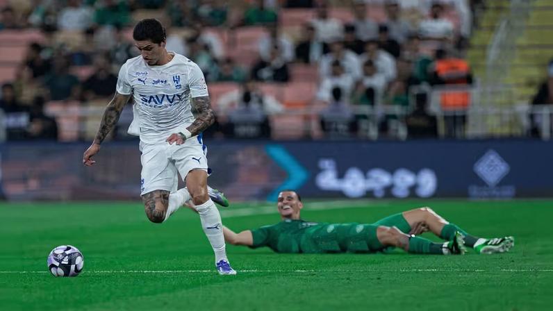 Darwin Núñez em ação pelo Al-Hilal — Foto: Al-Hilal/Divulgação