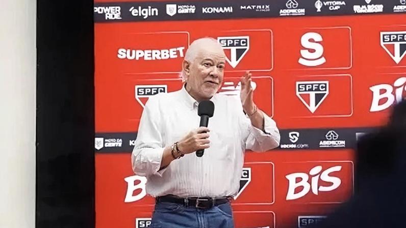 Harry Massis Júnior no CT da Barra Funda na véspera de Corinthians x São Paulo, pelo Paulistão 2026