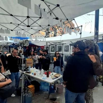 Galeria de mercado de rua na Cidade do México facilita acesso à arte