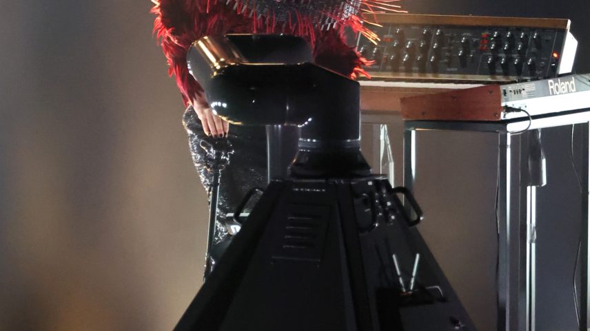 Lady Gaga gave a chilling performance at the 68th Grammy Awards on Sunday.