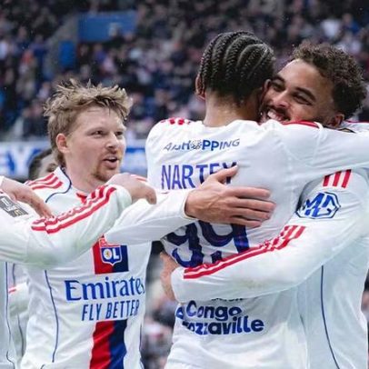 Endrick joga como titular e Lyon vence Lille, chega a 10 vitórias seguidas