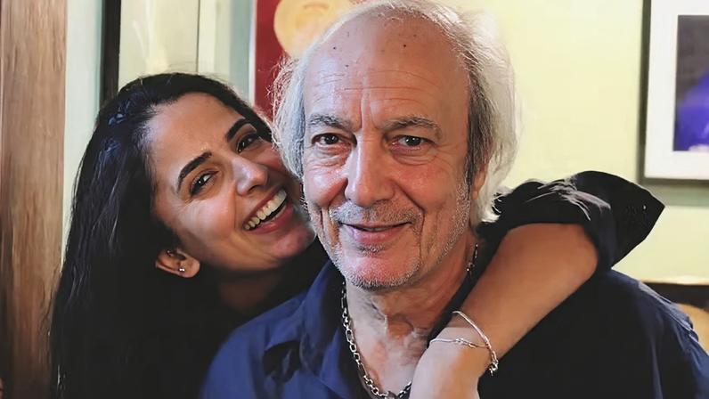 Fernanda Esteves e Erasmo Carlos — Foto: Reprodução/Instagram
