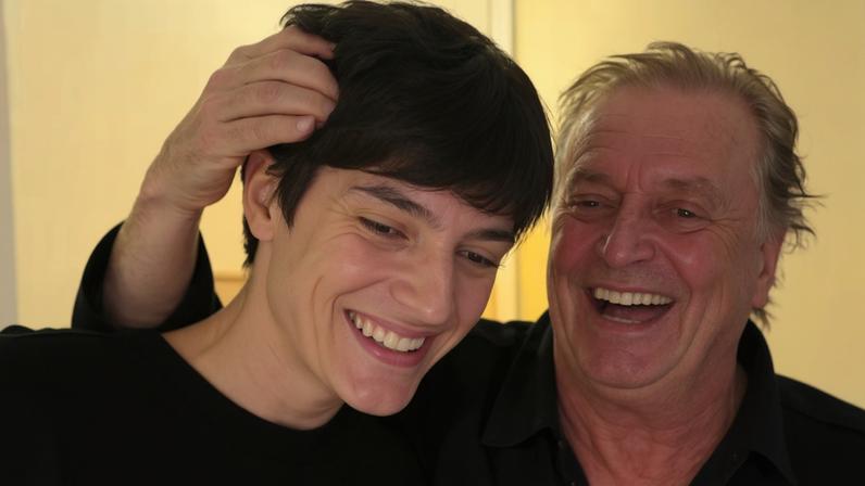 Fábio Jr e o filho Záion — Foto: Reprodução/Instagram