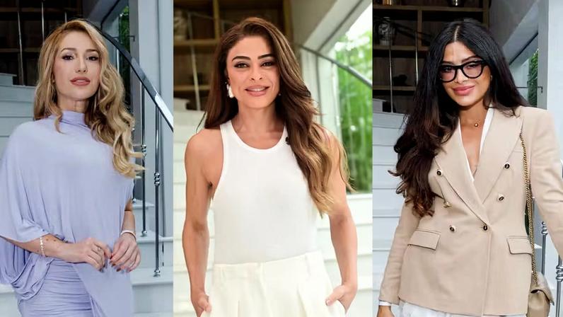 Amanda Meirelles, Juliana Paes e Aline Campos prestigiaram evento em SP — Foto: Clayton Felizardo / Brazilnews