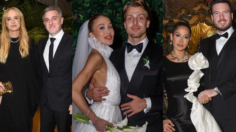 Casamento de famosos: Angélica e Maíra Cardi em festa de herdeira bilionária