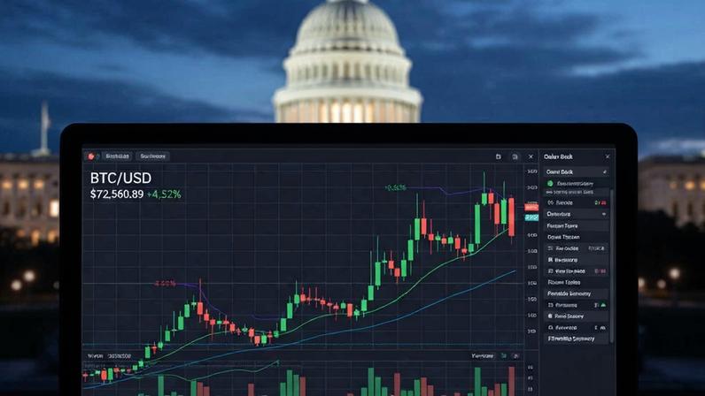 Bitcoin sobe enquanto mercados precificam discurso do Estado da União de Trump