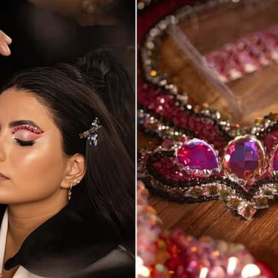 Fernanda Bande mostra preparação para desfile do Salgueiro