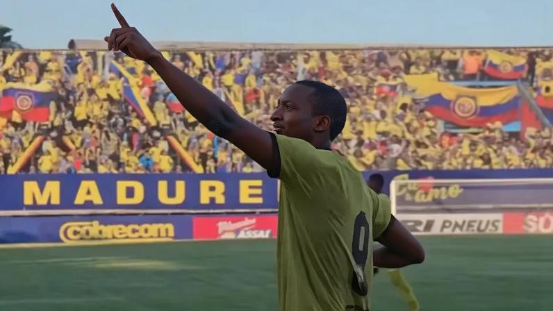 Geovane Maranhão comemora gol do Madureira contra o Boavista nas quartas de final do Carioca 2026