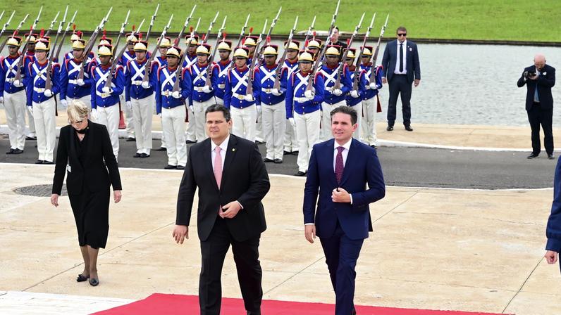 Lula recebe Motta e líderes da Câmara em jantar de confraternização