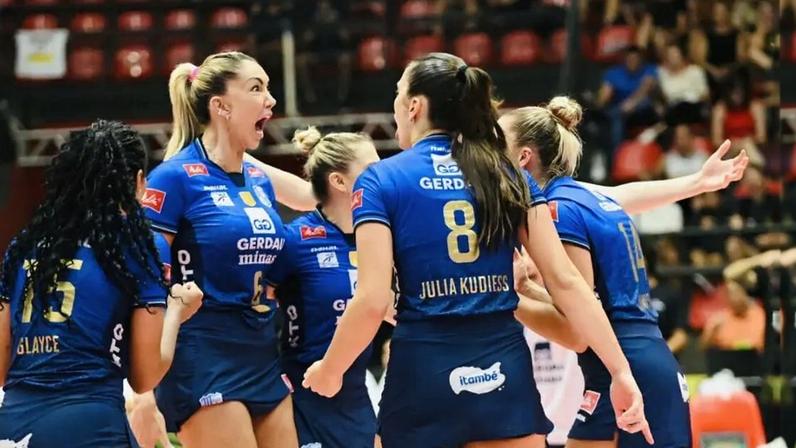 Minas está na final da Copa Brasil de vôlei 2026 (Foto: Divulgação/ CBV)