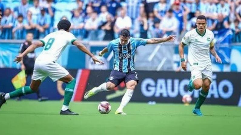Lance de Grêmio 1 x 1 Juventude pela ida da semifinal do Campeonato Gaúcho