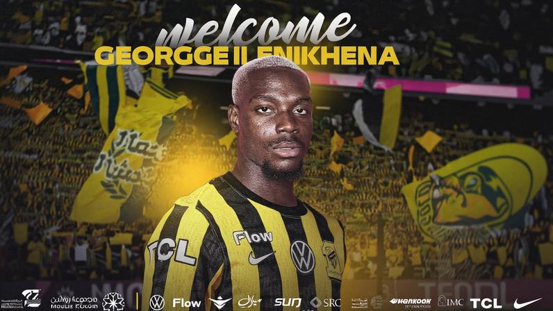 George Ilenikhena, reforço do Al-Ittihad — Foto: Reprodução X