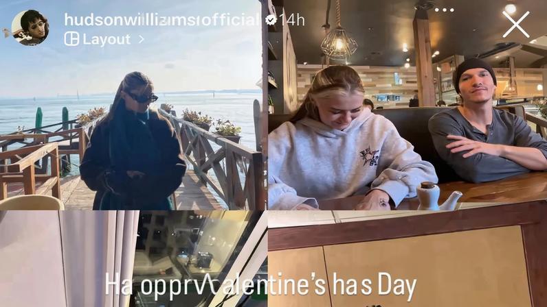 Hudson Williams hard-launched his relationship with his girlfriend on Valentine's Day.