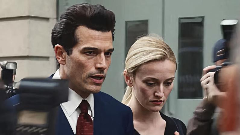 Paul Anthony Kelly e Sarah Pidgeon são John F. Kennedy Jr e Carolyn Bessette em 'História de Amor' — Foto: Divulgação