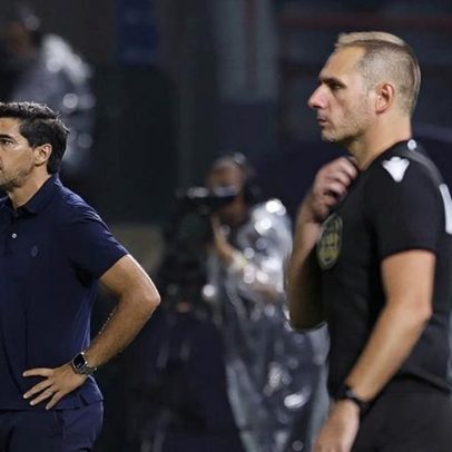 Palmeiras apresenta imagens e critica súmula após expulsão de Abel Ferreira