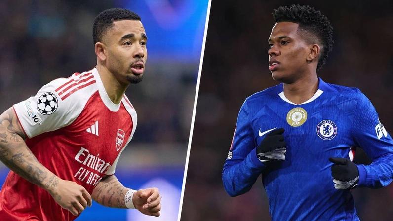 Records e jejuns de Gabriel Jesus e Estêvão antes de Arsenal x Chelsea; Disney+ em foco