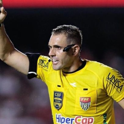 Árbitro admite xingamento a jogador do Santos em clássico e pede desculpas