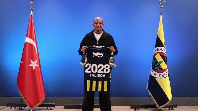 Fenerbahçe renova com Talisca até 2028, frustrando clubes brasileiros