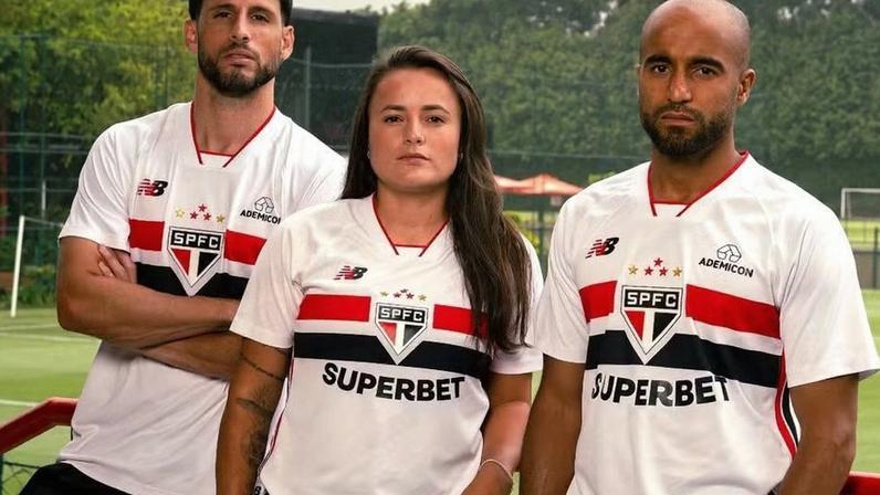 A nova camisa 1 do São Paulo para a temporada 2026