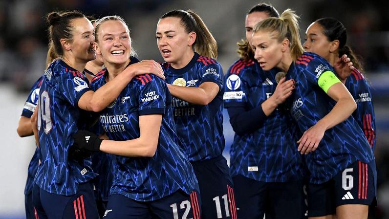 Arsenal goleia Leuven e abre boa vantagem no playoff da Champions feminina