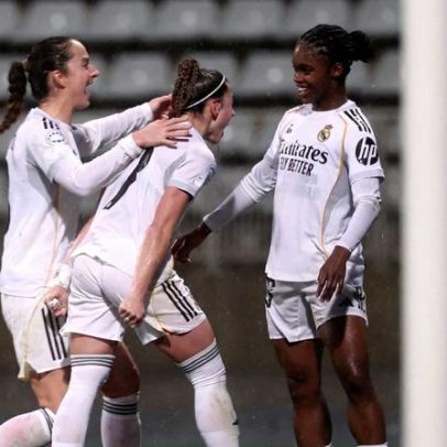 Real Madrid vira sobre Paris FC e vence ida do playoff da Champions feminina
