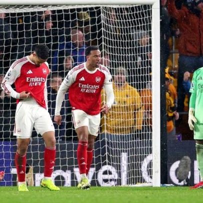 Arsenal sofre empate no fim com o lanterna Wolverhampton após falha defensiva