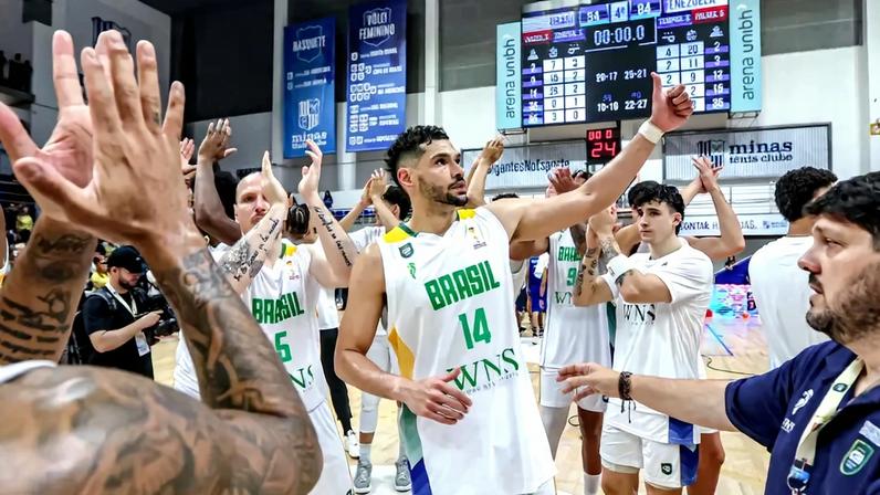 A Seleção Brasileira volta à Arena UniBH na segunda-feira (2) para encarar a Colômbia (Foto: Divulgação / FIBA)