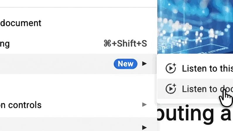 Google adiciona sumarização de áudio com IA ao Docs