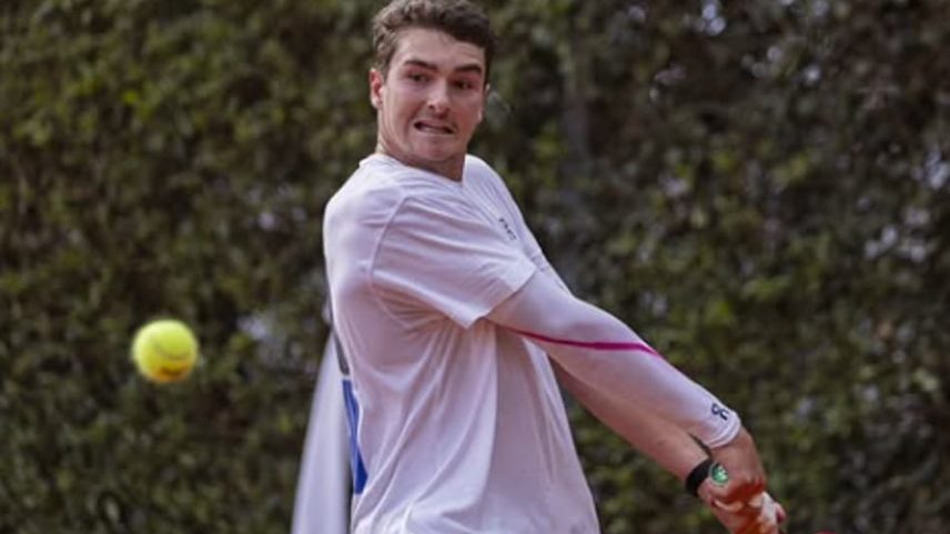 João Fonseca em treino em Buenos Aires (Divulgação)